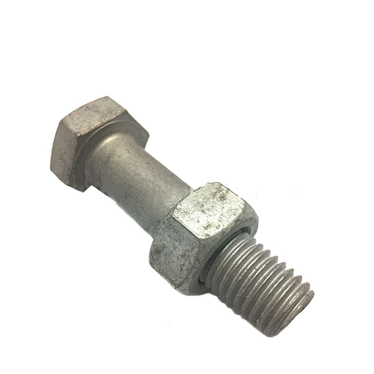 Thép carbon A325 A490 Bolt nặng mạ kẽm nhúng nóng