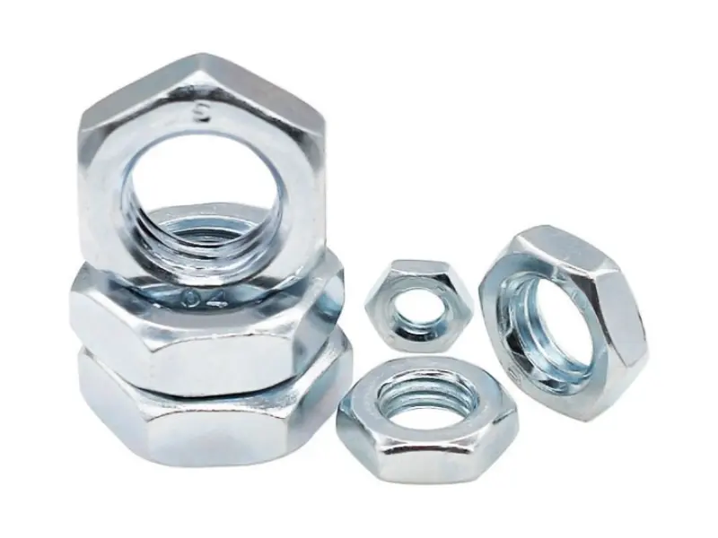 Thép không gỉ DIN936 Thin Hex Nut Carbon