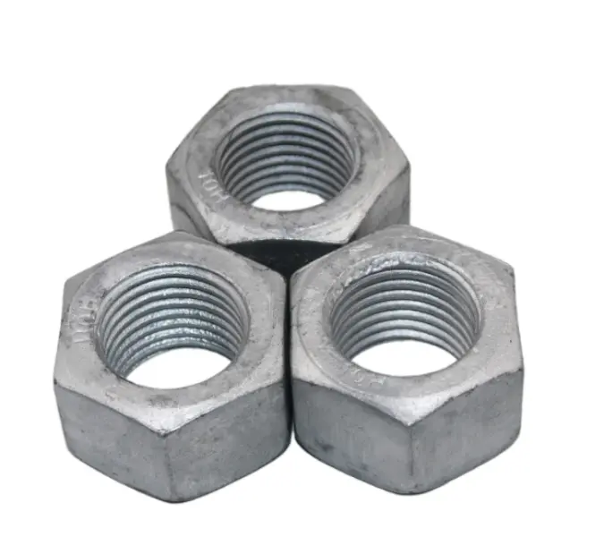 Đai ốc khóa lục giác dày mạ kẽm nhúng nóng