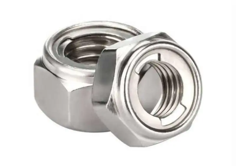 Thép không gỉ Tất cả các đai ốc lục giác tự khóa bằng kim loại